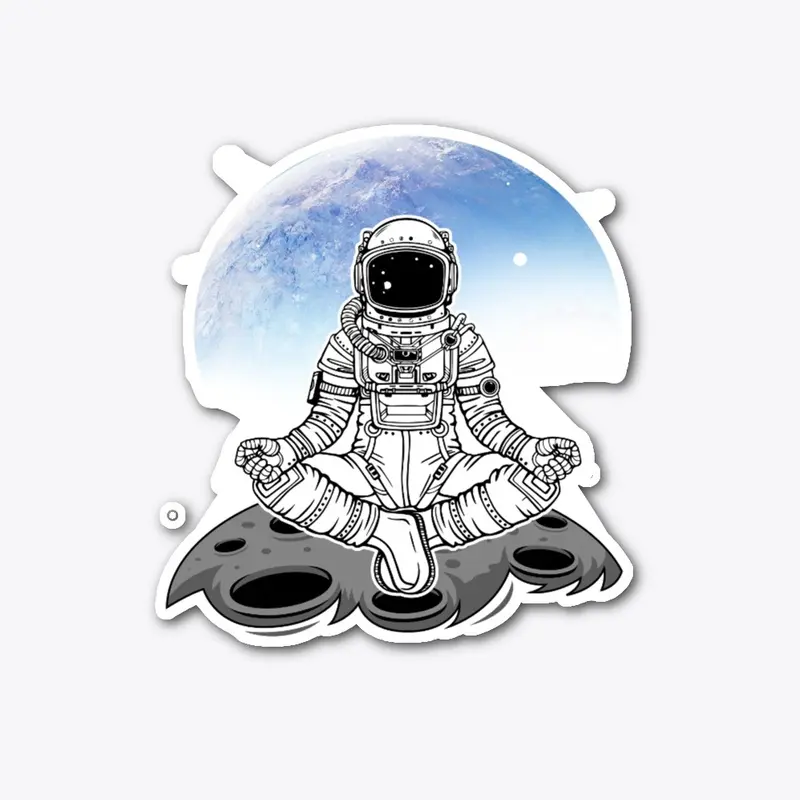 Meditating in space